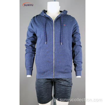 Men&#39;s Longsleeve Sweatjacke com capuz